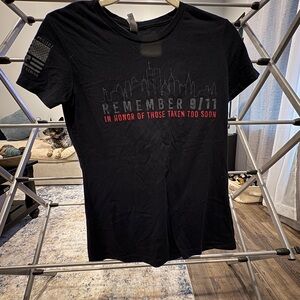 Black Remember 9/11 Women's Short Sleeve Tee